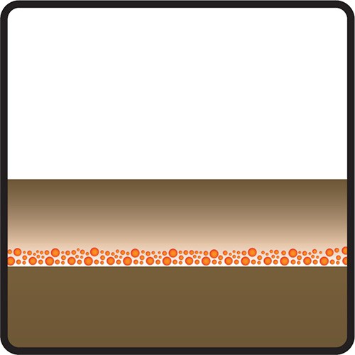 Påføring på tørr overflate